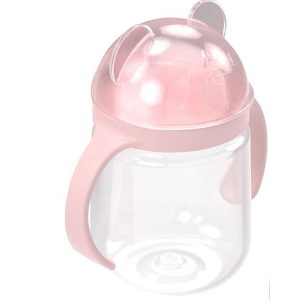 Copo Treinamento Baby Urso Rosa 350ml 16823 Plasútil