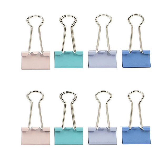Clips Para Papel Binder Tom Pastel Com 8 Unidades F0105 Fwb