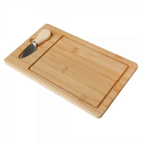 Tabua De Bambu Com Faca Para Frios 193457 Rio Tijucas
