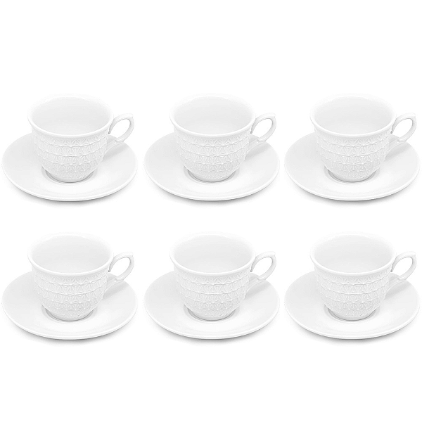 Conjunto De Xícaras Asdra 65ml Com 12 Peças Hauskraft