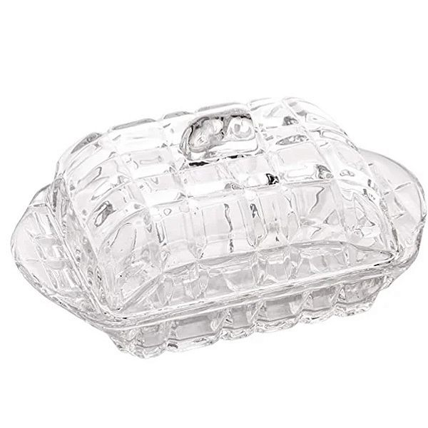 Manteigueira De Vidro Com Tampa 1219 Lyor