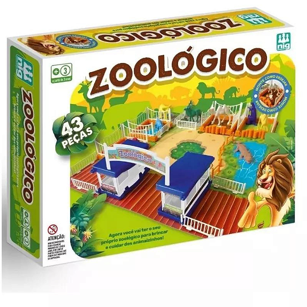 Zoológico 43 Peças 0234 Nig