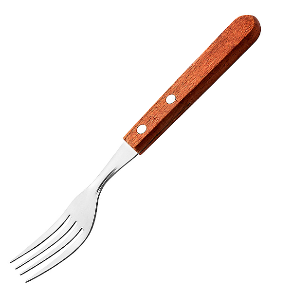 Garfo De Mesa Inox Cabo De Madeira Wood SL0601 Original