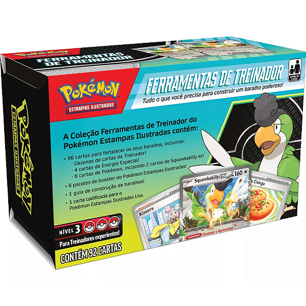 Jogo De Cartas Pokemon Box Treinador Squawkabilly 34688 Copag