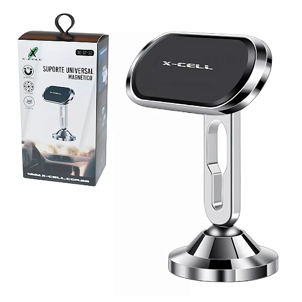 Suporte Para Celular E Gps Magnético Auto Adesivo  XC-SP-32 X-Cell