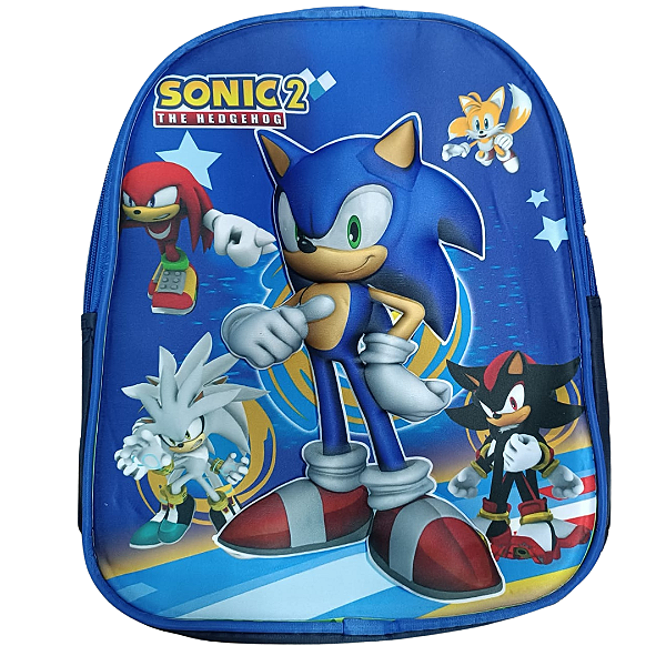 Mochila De Costas 3D Sonic P