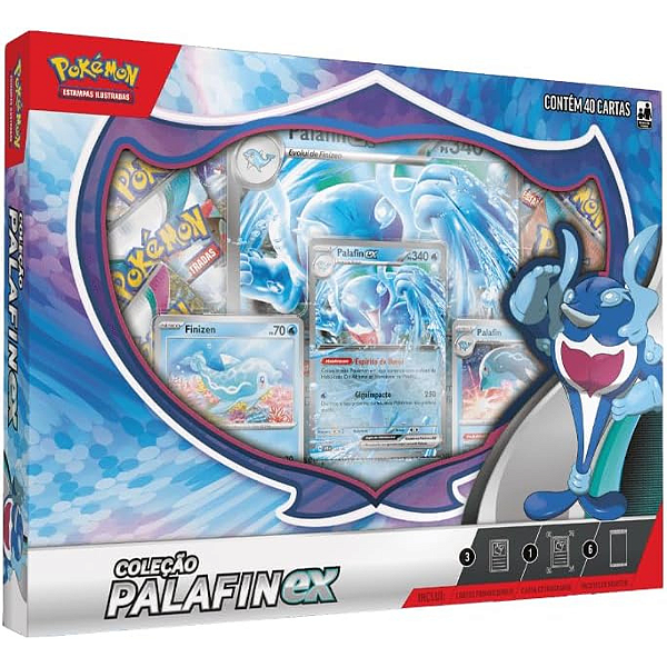 Jogo De Cartas Pokemon Box Palafin EX Copag