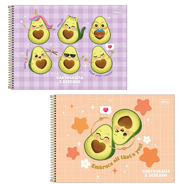 Caderno De Desenho Espiral Capa Dura Abacute 80 Folhas Tilibra