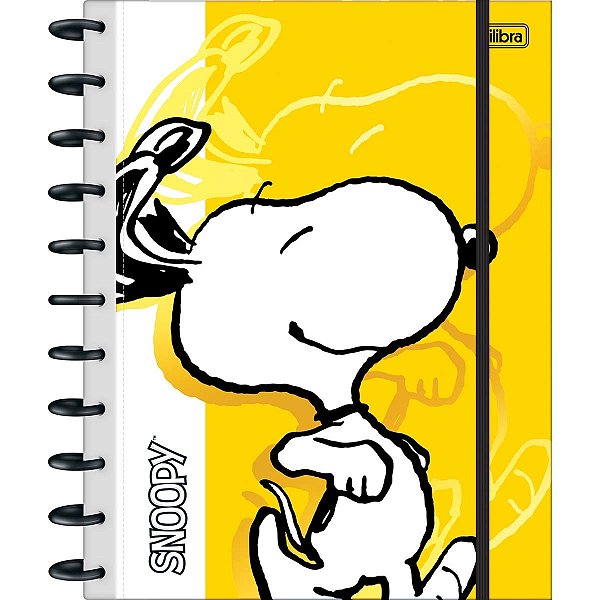 Caderno Tilidisco Connect Snoopy 160 Folhas Tilibra