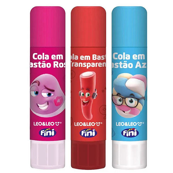 Cola Bastão Colorida Fini 10gr Leonora