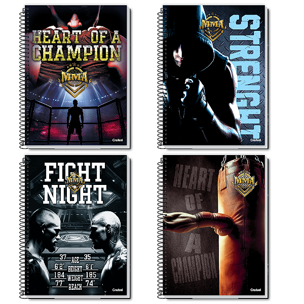 Caderno Espiral Capa Dura MMA 80 Folhas Credeal