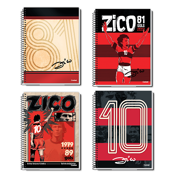 Caderno Espiral Capa Dura Zico 80 Folhas Credeal
