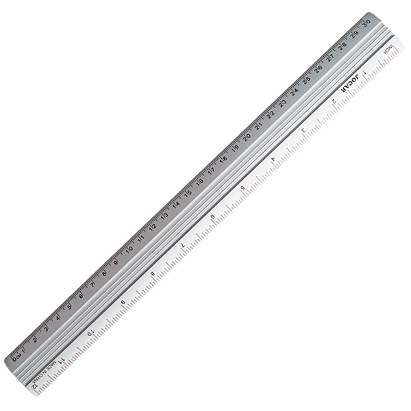 Régua De Aluminio 30cm 99001 Joccar Office Leonora