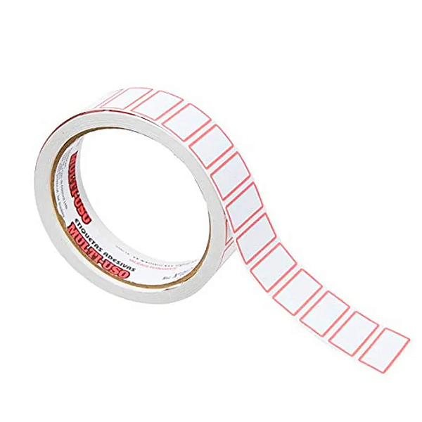 Etiqueta Multiuso N°6 39x20mm Com 500 Etiquetas Fitacrel