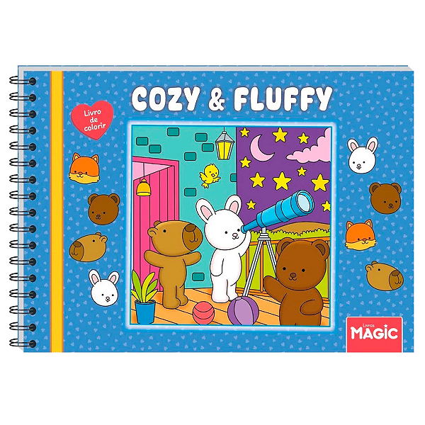 Livro Para Colorir Cozy And Fluffy 584716 Magic Kids