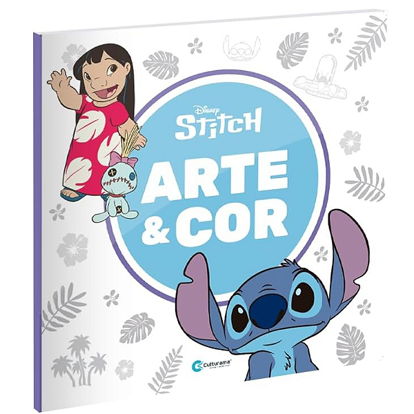 Livro Para Colorir Arte E Cor Stitch Culturama