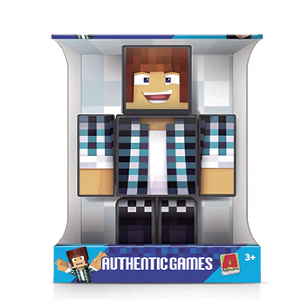 Boneco Articulado Gamer Authentic Games 25cm 3031215 Algazarra