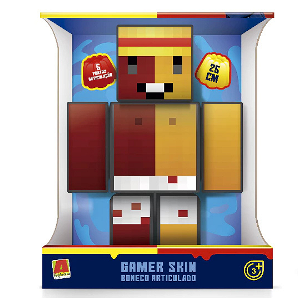 Boneco Articulado Gamer Geleia 25cm 3031391 Algazarra