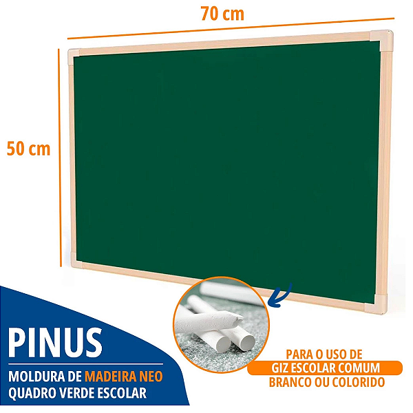 Lousa Verde 70x50cm 4411 Stalo