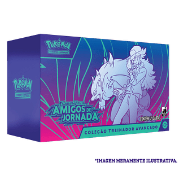 Jogo De Cartas Box Treinador Avançado Amigos De Jornada Escarlate E Violeta Copag