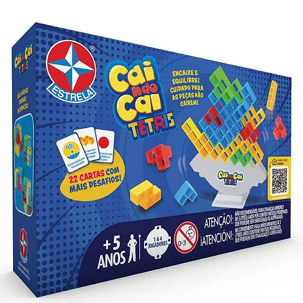 Jogo Cai Não Cai Tetris Estrela