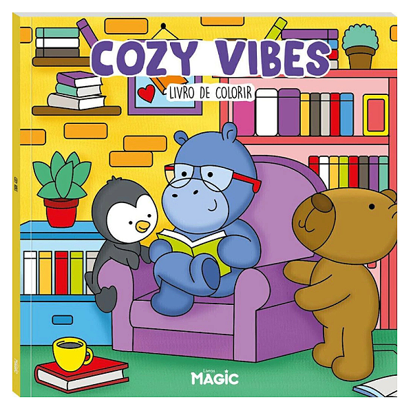 Livro Para Colorir Bobbie Goods Cozy Vibes 584655 Magic Kids