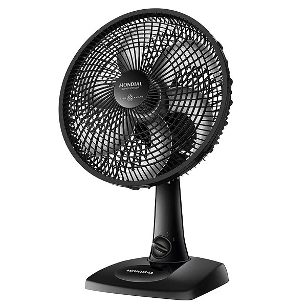 Ventilador De Mesa Com 6 Pás 30cm Preto VSP-30-B Mondial