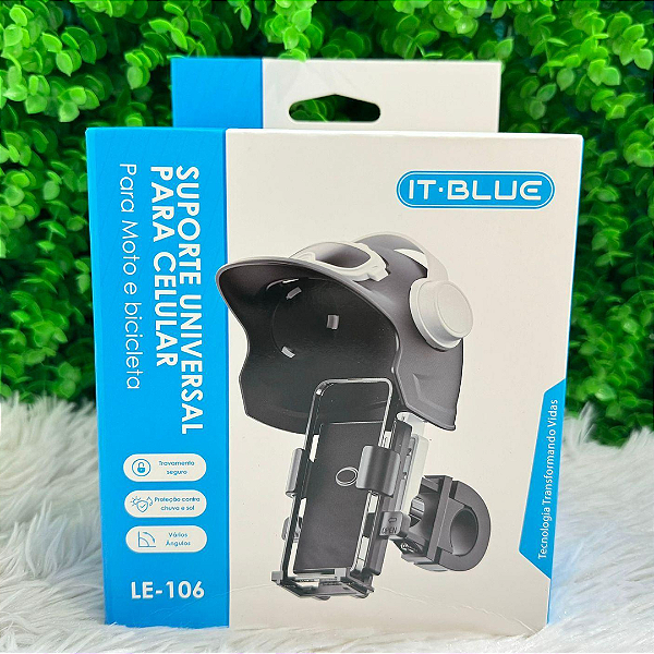 Suporte De Celular Para Moto E Bicicleta  LE-106 It-Blue
