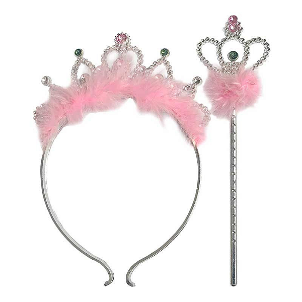 Kit Coroa Divertida Pluma Rosa Charme 5444 Make+