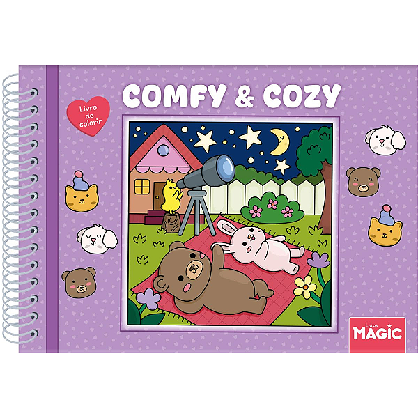 Livro Para Colorir Comfy E Cozy 84891 Magic Kids
