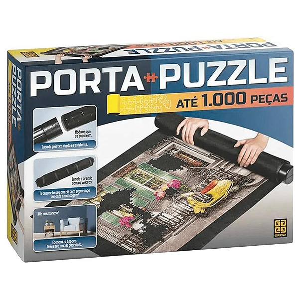 Porta Quebra Cabeça Para Até 1000 Peças 3466 Grow
