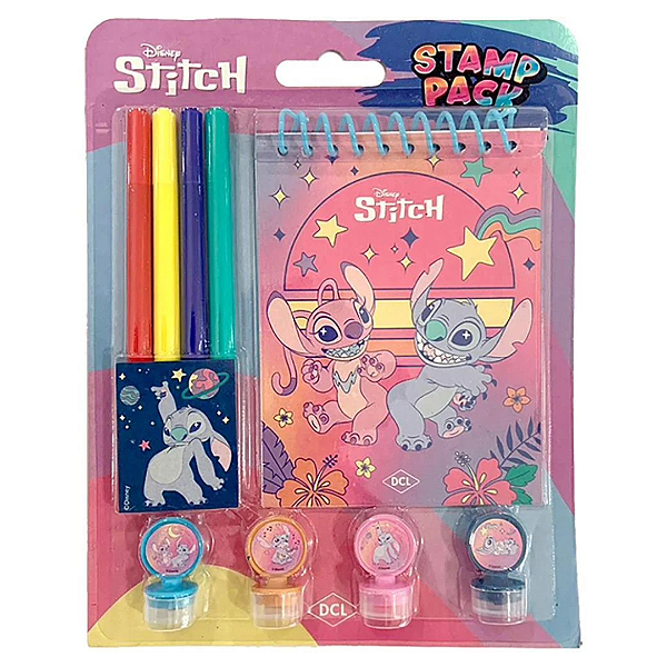 Livro Para Colorir Stamp Pack Stitch Com Carimbos D8297 DCL