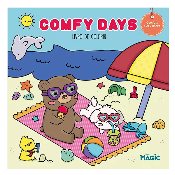 Livro Para Colorir Bobbie Goods Comfy Days 48 Páginas 84907 Magic Kids