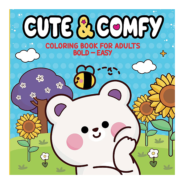 Livro Para Colorir Cute & Comfy Bold Easy Edição 4 Camelot Editora
