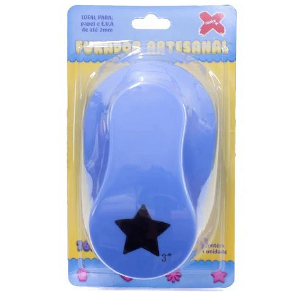 Perfurador De Eva Estrela Médio 25mm 12022 Make+