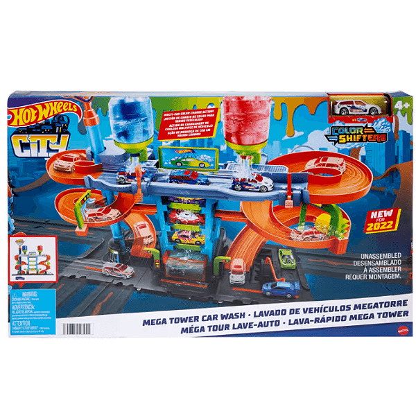 Pista Hot Wheels City Lava Rápido Mega Torre Color HDP05 Mattel