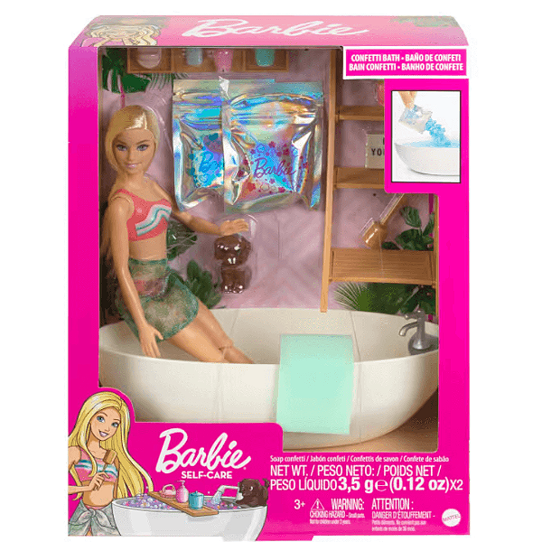 Boneca Barbie Fashion Banho De Espuma Relaxante HKT92 Mattel