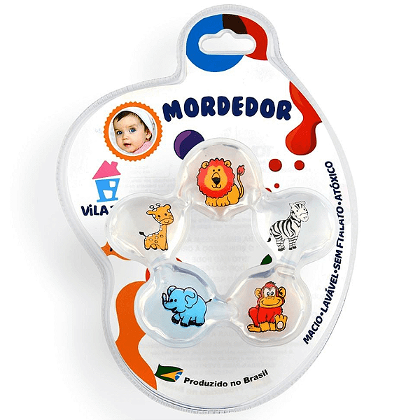 Mordedor De Água Bolinha Animais 100-85 Vila Toys