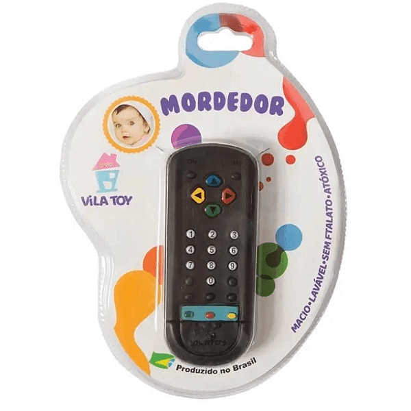 Mordedor Controle Remoto Preto 200-01 Vila Toys