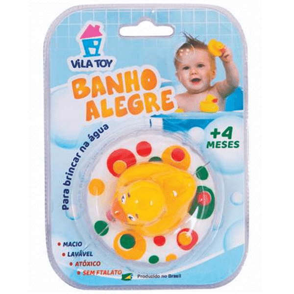 Patinho Banho Alegre 400-01 Vila Toys