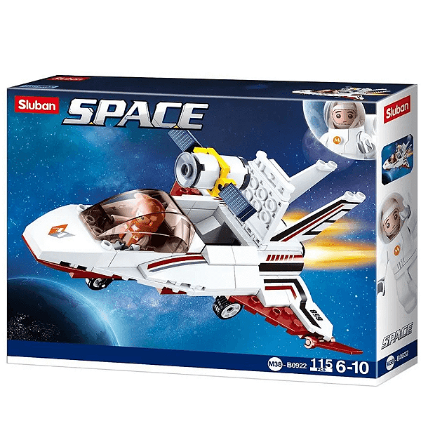 Blocos De Montar Clubic Nave Espacial 115 Peças BR1340 Multilaser
