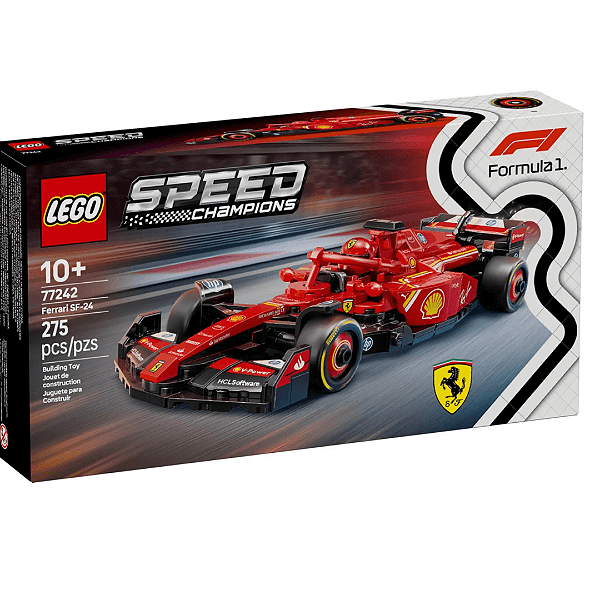 Lego Speed Champions Carro De Corrida Ferrari SF-24 F1 275 Peças 77242