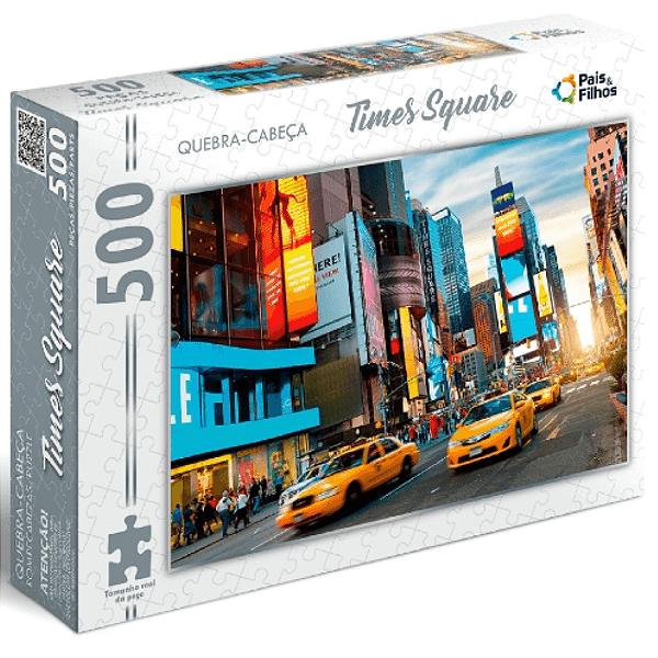 Quebra Cabeça Times Square 500 Peças 792993 Pais E Filhos