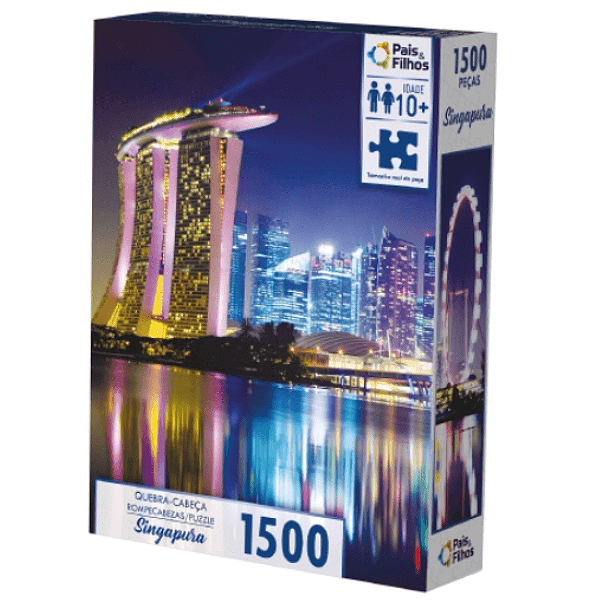 Quebra Cabeça Singapura 1500 Peças 792527 Pais E Filhos
