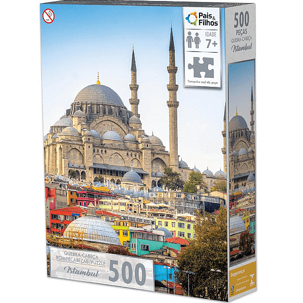 Quebra Cabeça Istambul 500 Peças 792475 Pais E Filhos