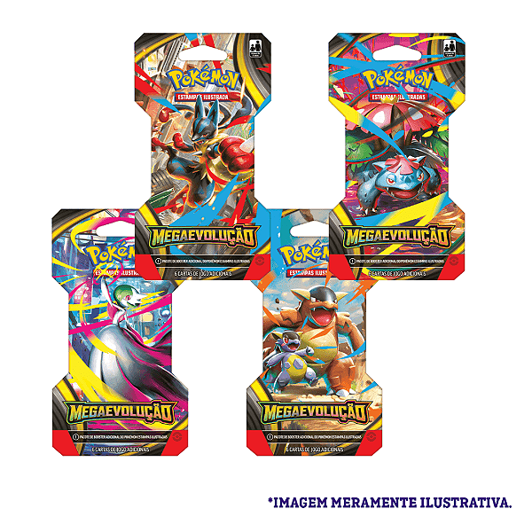 Cartinha Pokemon Mega Evolução ME01 Copag