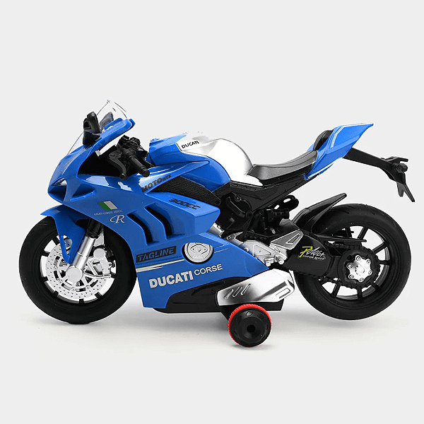 Moto De Controle Remoto Recarregável Veloxx Azul MCV25012-AZ Unik