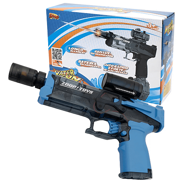 Lançador De Água Pistola Elétrica Water Gun ZP01338 Zoop Toys