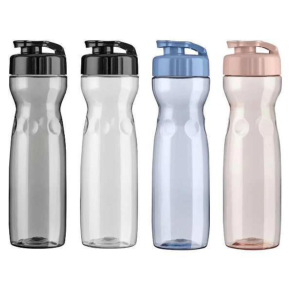 Garrafa Plastica Veneza Transparente 600ml Tiba