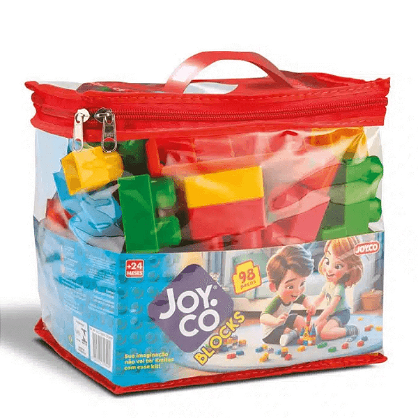 Blocos De Montar Blocks Joy.Co 98 Peças 950 Bambola